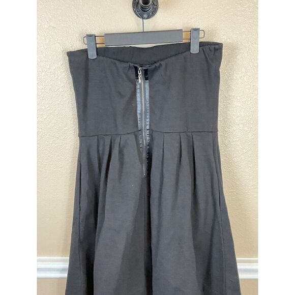 Hazel Womens Size L Black Dress Strapless Fit Flare Pockets Party Night Out R3 - Picture 9 of 12